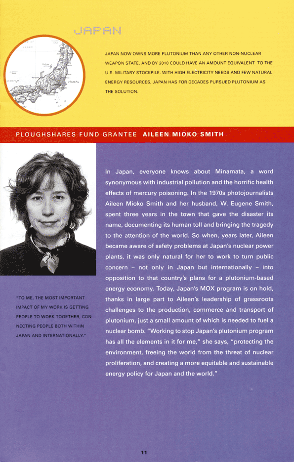 From Ploughshares Fund 2002/03 Annual Report